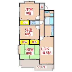 ペイサージュ濵島の物件間取画像